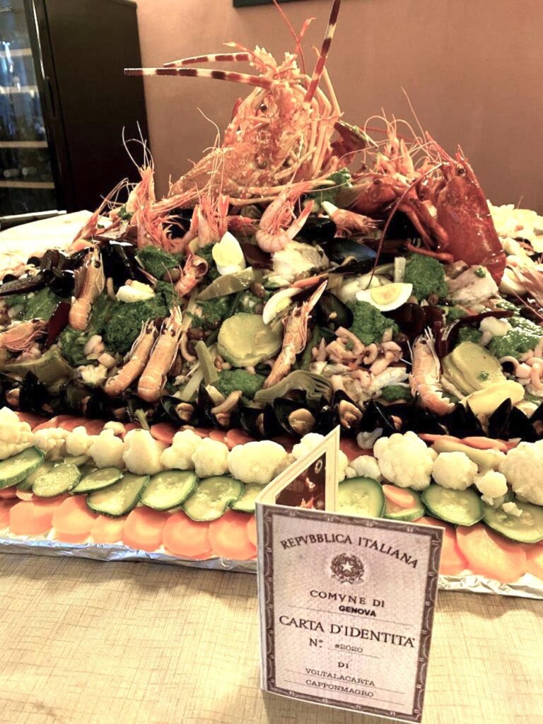 Le Tavole del Mangiarbene: Ristorante Voltalacarta cappon magro (1) copia