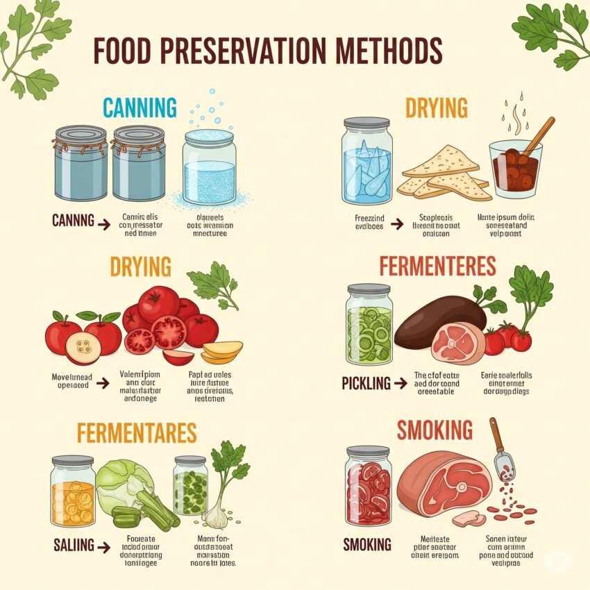 metodi di preservazione alimentari