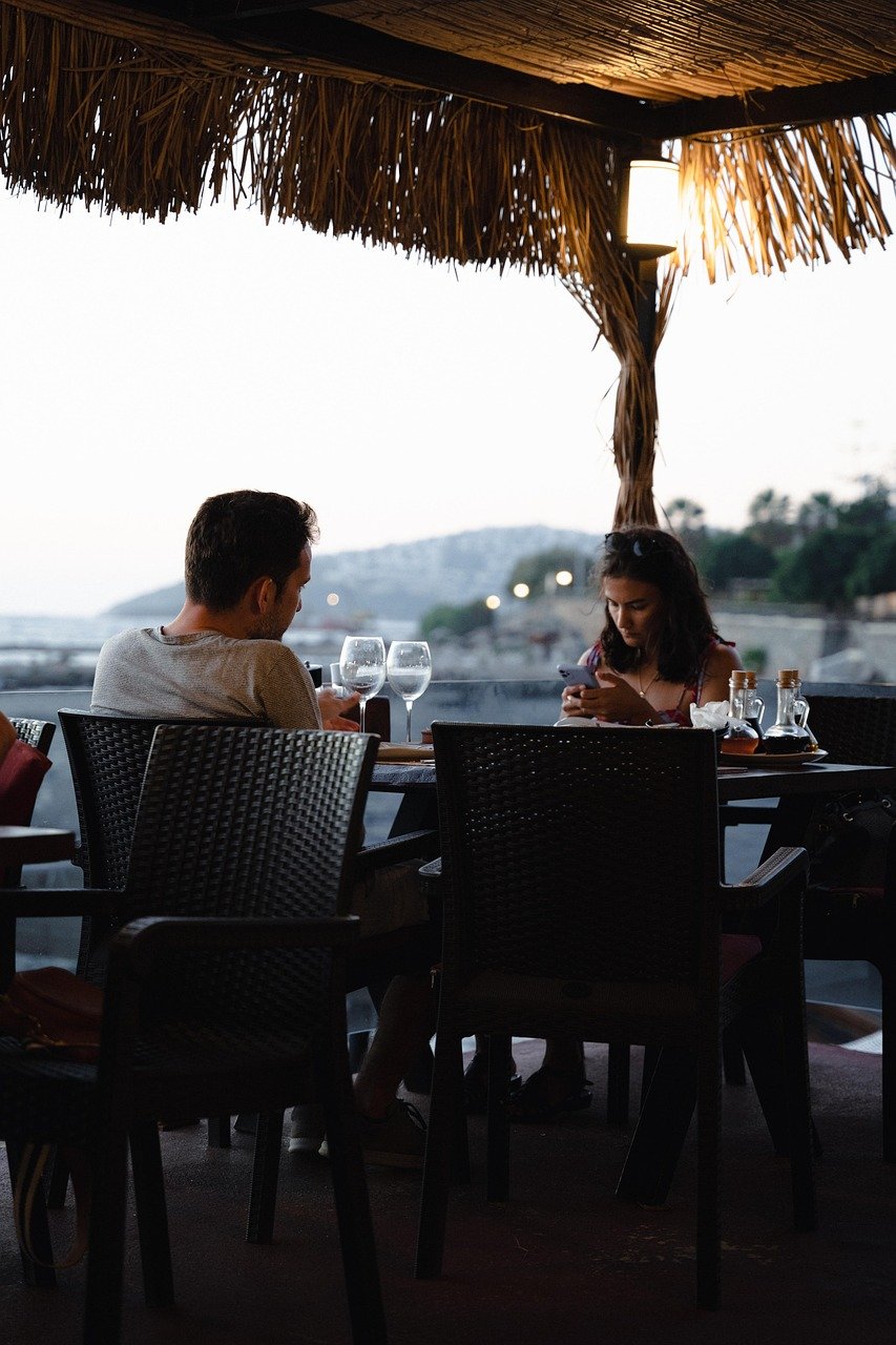dinner, food, nature, date, couple, love, holiday, beach
