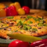 pizza, cuisine, food, dish, italian, vegetables, gastronomy, yummy