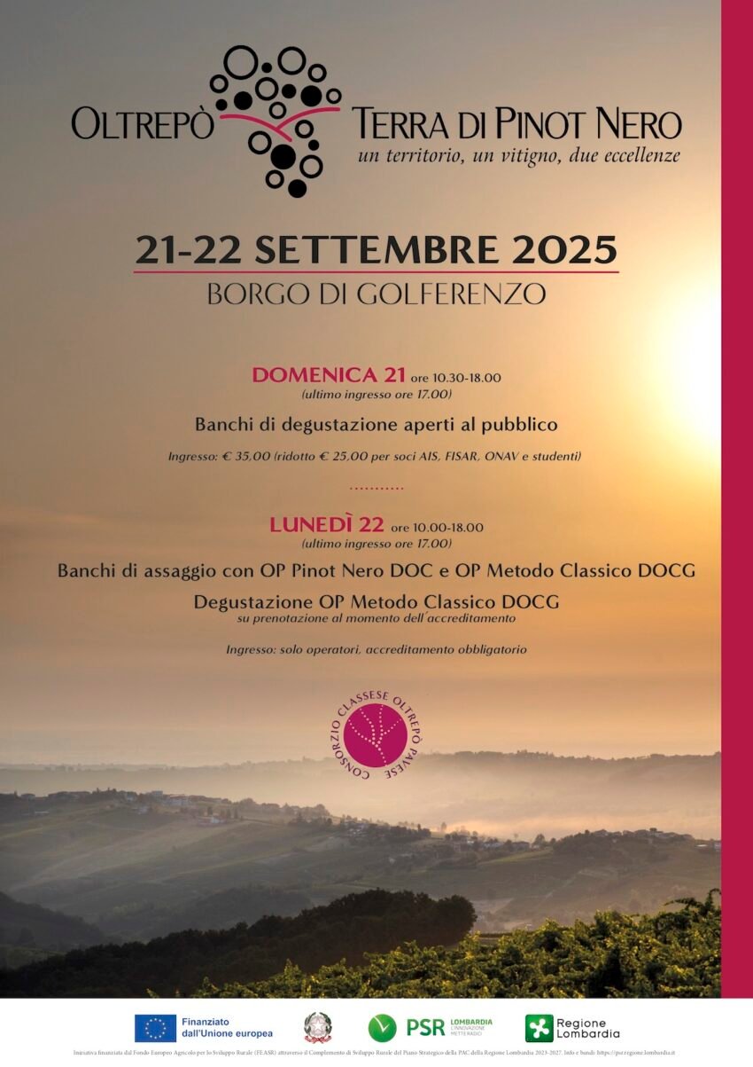 locandina con programma pubblico