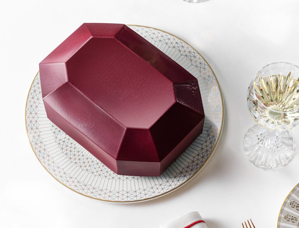 ÉCOLE DUCASSE E DUCASSE BACCARAT PRESENTANO “PENDENTE D’INVERNO” ecole ducasse bûche ed x db 05 ©victor bellot