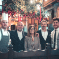 chef giulio alberto debeni luca nicolis sabrina tedeschi pierangelo tommasi head sommelier pietro campara