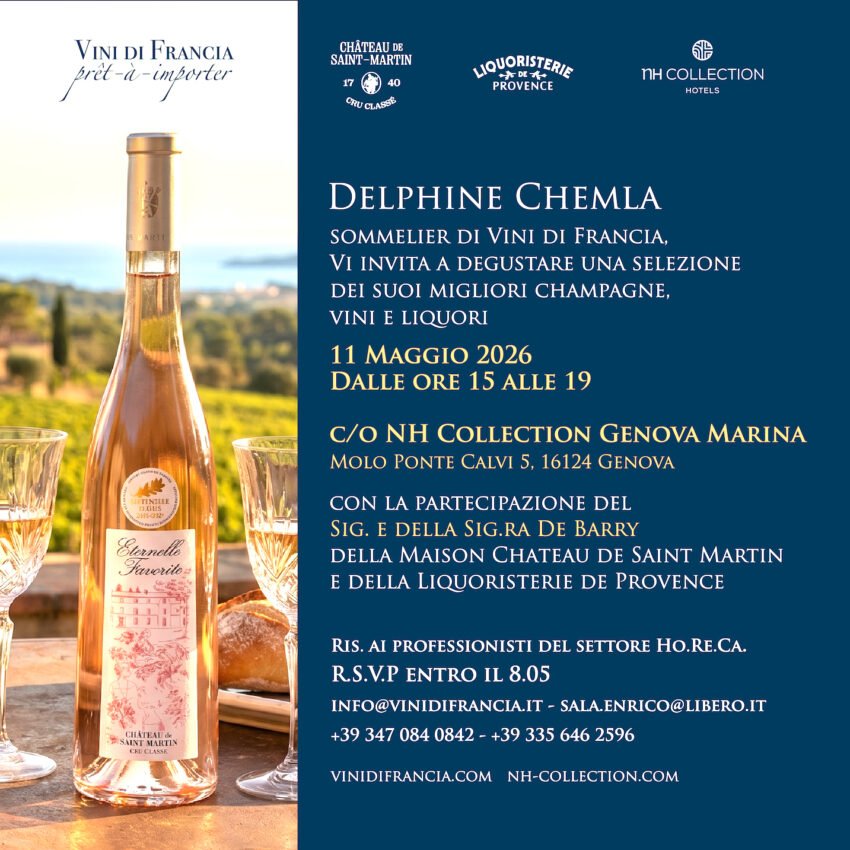 invito degustazione vini di francia 11.5.2026 (nh collection marina)