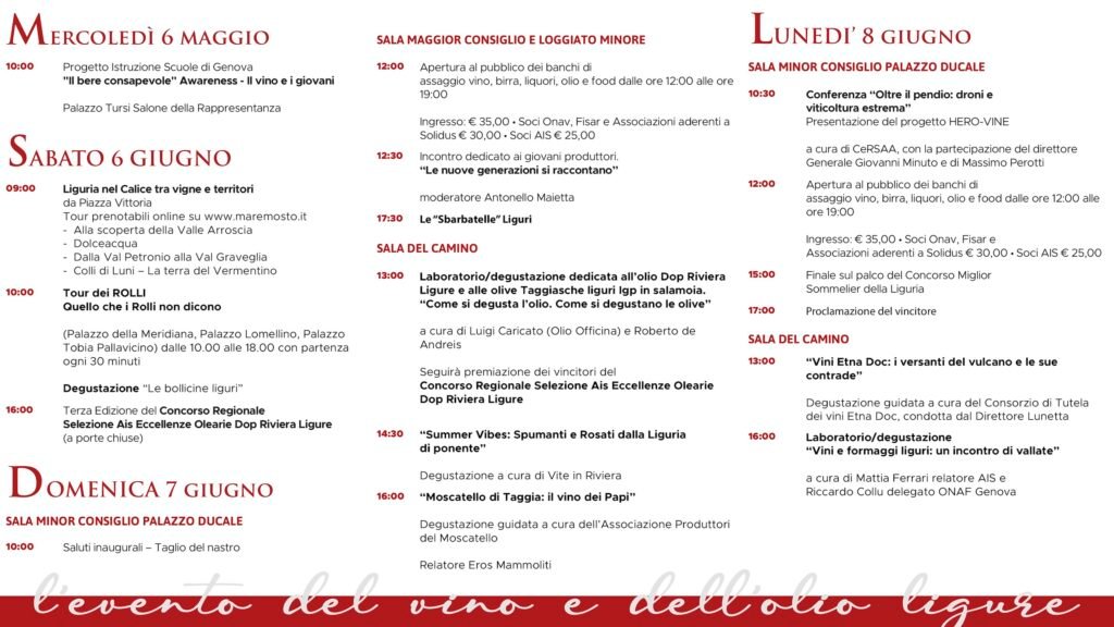 mare&mosto 2026 programma copia